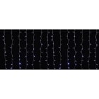 GIOCOPLAST NATALE - TENDA FULL FLASH 720 LED BIANCHI, L. 3,6 X H. 2 MT., CAVO ALIM. 5 MT, CON TRASF. IP44, PROL. 4 SET