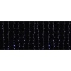 GIOCOPLAST NATALE - TENDA FULL FLASH 720 LED BIANCHI, L. 3,6 X H. 2 MT., CAVO ALIM. 5 MT, CON TRASF. IP44, PROL. 4 SET
