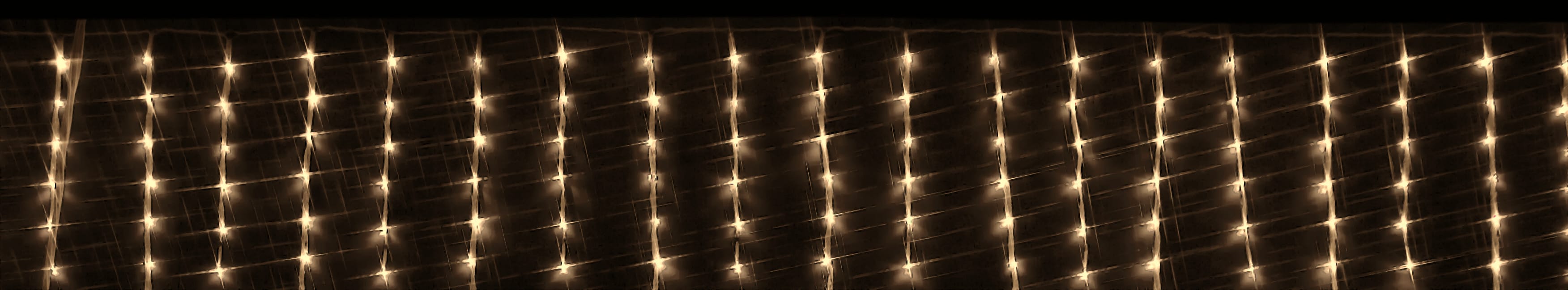 GIOCOPLAST NATALE - TENDA 360 LED BIANCO CALDO, L. 6 X H. 0,5 MT., CAVO ALIM. 3 MT, CON GIOCHI LUCE, CON TRASF. IP44, PROL. 5 SET