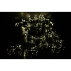 GIOCOPLAST NATALE - CLUSTER SU FILO DI RAME CON 300 GOCCE DI LED BIANCO CALDO (TRIPLO LED), 2 MT., GIOCHI DI LUCE AUTOMATICI, CON TRASF. IP20