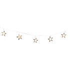 GIOCOPLAST NATALE - TENDA 11 STELLE INFINITY LIGHT CON LUCE LED BIANCO CALDO, 5 MT, CON TRASF. IP44, USO EST/INT.
