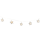 GIOCOPLAST NATALE - TENDA 11 STELLE INFINITY LIGHT CON LUCE LED BIANCO CALDO, 5 MT, CON TRASF. IP44, USO EST/INT.