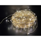 GIOCOPLAST NATALE - 300 GOCCE DI LED BIANCO CALDO SU FILO DI RAME MODELLABILE, 15 M, CON GIOCHI LUCE E TIMER, CON TRASF. IP44