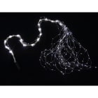 GIOCOPLAST NATALE - CASCATA 480 GOCCE DI LED BIANCHI SU FILO DI RAME, 3 MT, CON GIOCHI LUCE E TIMER, CON TRASF. IP44