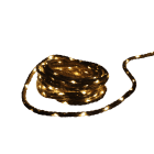 GIOCOPLAST NATALE - CORDA 5M CON MAXI GOCCE DI LED BIANCO CALDO, CON TRASF. IP44