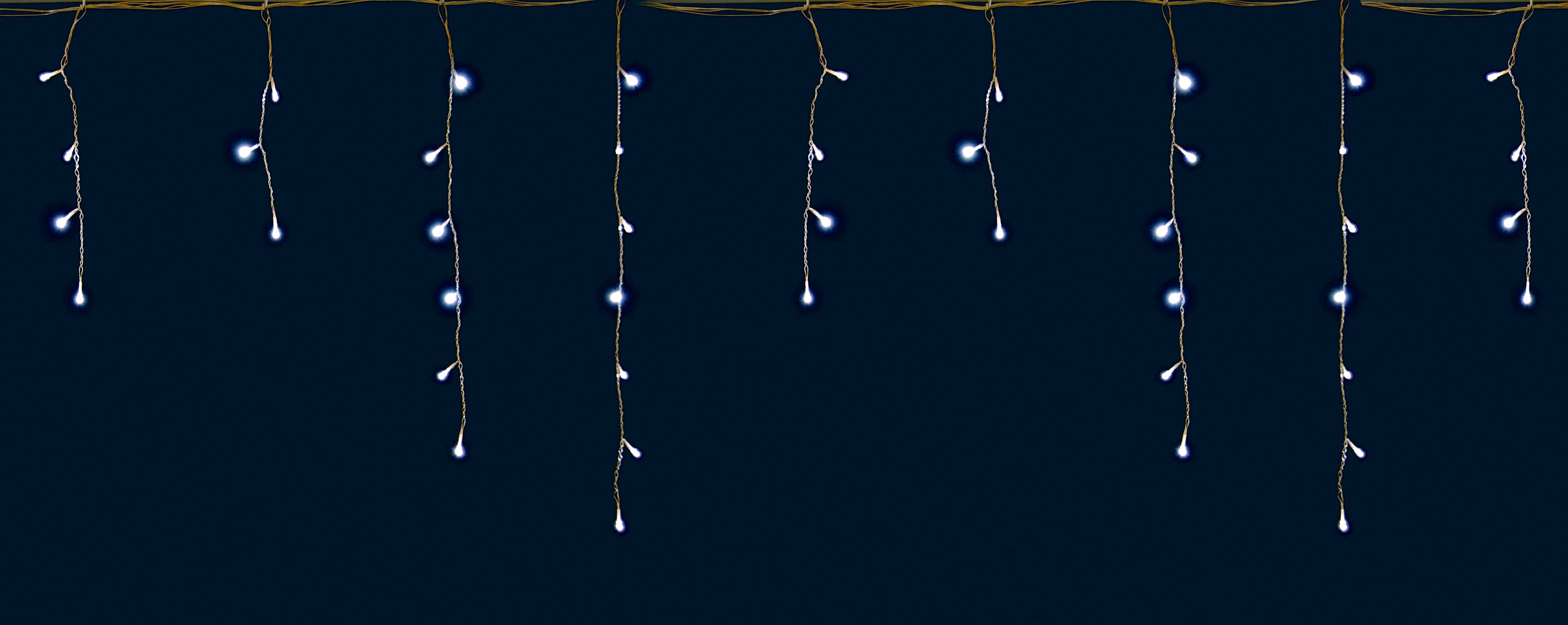 GIOCOPLAST NATALE - TENDA SFALSATA 64 LED BIANCHI E GIOCHI L., CM.300X60, A BATT., X EST.