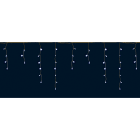 GIOCOPLAST NATALE - TENDA SFALSATA 64 LED BIANCHI E GIOCHI L., CM.300X60, A BATT., X EST.