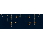 GIOCOPLAST NATALE - TENDA SFALSATA 64 LED BIANCO CALDO E GIOCHI L., CM.300X60, A BATT., X EST.