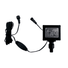 GIOCOPLAST NATALE - KIT ALIM. PER LUCI PROFESSIONALI BASSO VOLTAGGIO TRASF. 24 VAC IP44 + CAVO SCURO 5 MT. CON RADDRIZZATORE