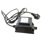 GIOCOPLAST NATALE - KIT ALIM. PER 1200 LED LUCI PROFESSIONALI BASSO VOLTAGGIO TRASF. 24 VAC 120W IP64 + CAVO SCURO 5 MT. CON RADDRIZZATORE
