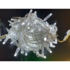 GIOCOPLAST NATALE - PROL. 100 LUCCIOLONE 24V LED BIANCHI, CON 24 FLASH, 10 MT. CAVO TRASP., PROLUNG. MAX 6 SET, USO EST/INT (CAVO ALIM. E TRASF. NON INCLUSI)