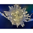 GIOCOPLAST NATALE - PROL. 100 LUCCIOLONE 24V LED BIANCO CALDO, CON 24 FLASH, 10 MT. CAVO TRASP., PROLUNG. MAX 6 SET, USO EST/INT (CAVO ALIM. E TRASF. NON INCLUSI)