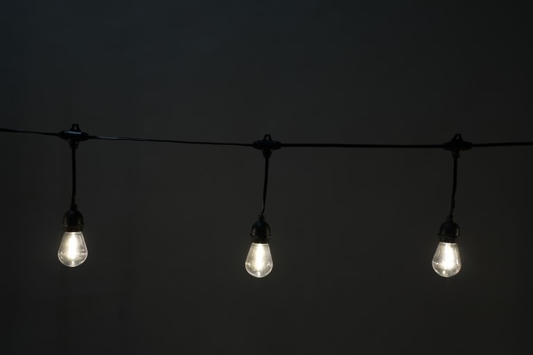 GIOCOPLAST NATALE - 10 LAMPADINE LED BIANCO CALDO, 5 M, PROLUNG. , C/TRASF IP44