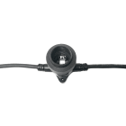 GIOCOPLAST NATALE - CINTURA 20 PORTALAMPADE E27, 10 M, CAVO SCURO, PASSO 50 CM, PROLUNGABILE, USO EST/INT