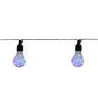 GIOCOPLAST NATALE - 10 LAMPADINE A60 CON GOCCE DI LED MULTICOLOR, 5 M, PROLUNG. , C/TRASF IP44