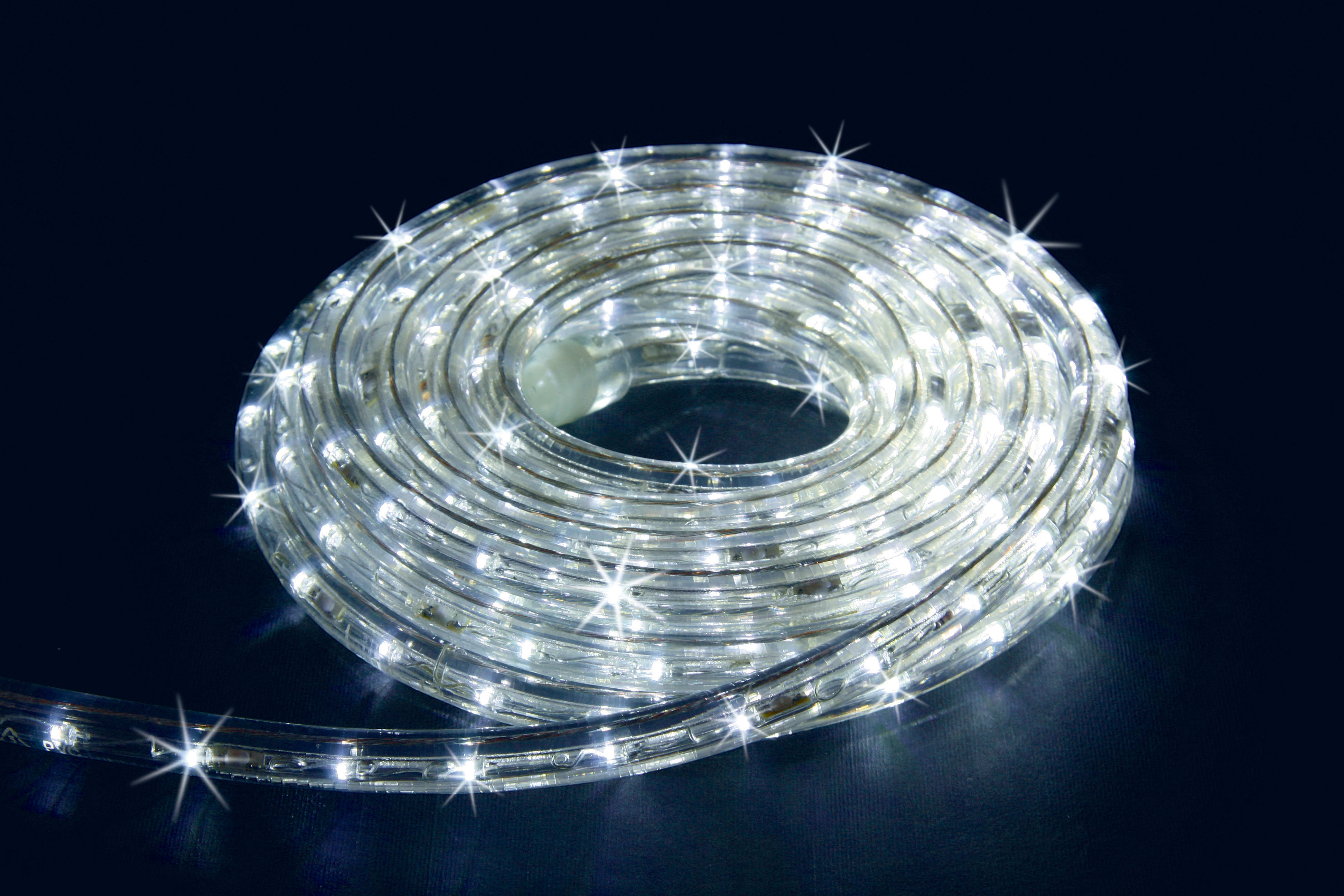 GIOCOPLAST NATALE - TUBO LED FLASH MT.6 BIANCO C/216 LED