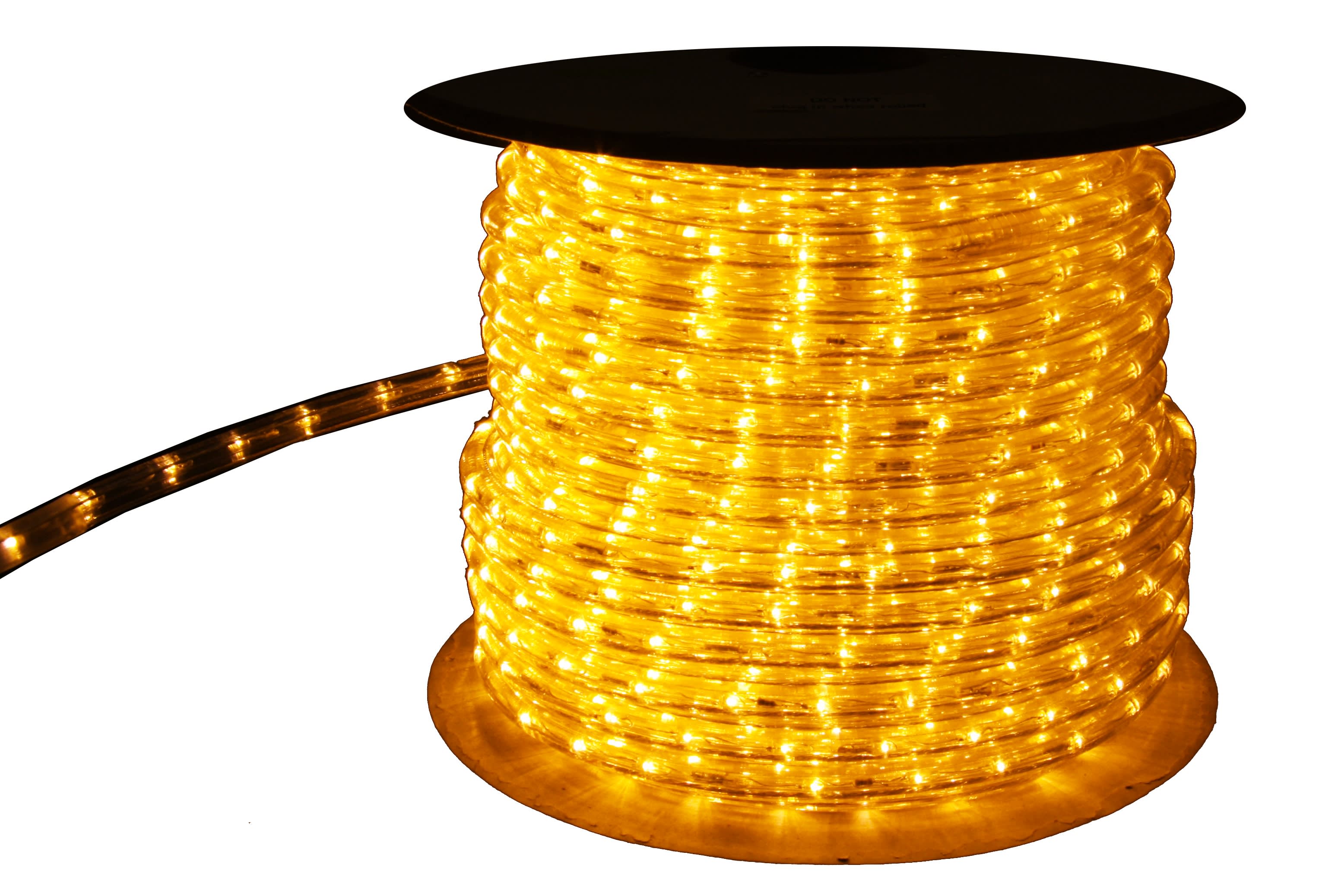 GIOCOPLAST NATALE - BOBINA 44M TUBO LED BIANCO CALDO D.13MM 2 FILI 1584 LED 220-240V IP44 15318001