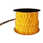 GIOCOPLAST NATALE - BOBINA 44M TUBO LED BIANCO CALDO D.13MM 2 FILI 1584 LED 220-240V IP44