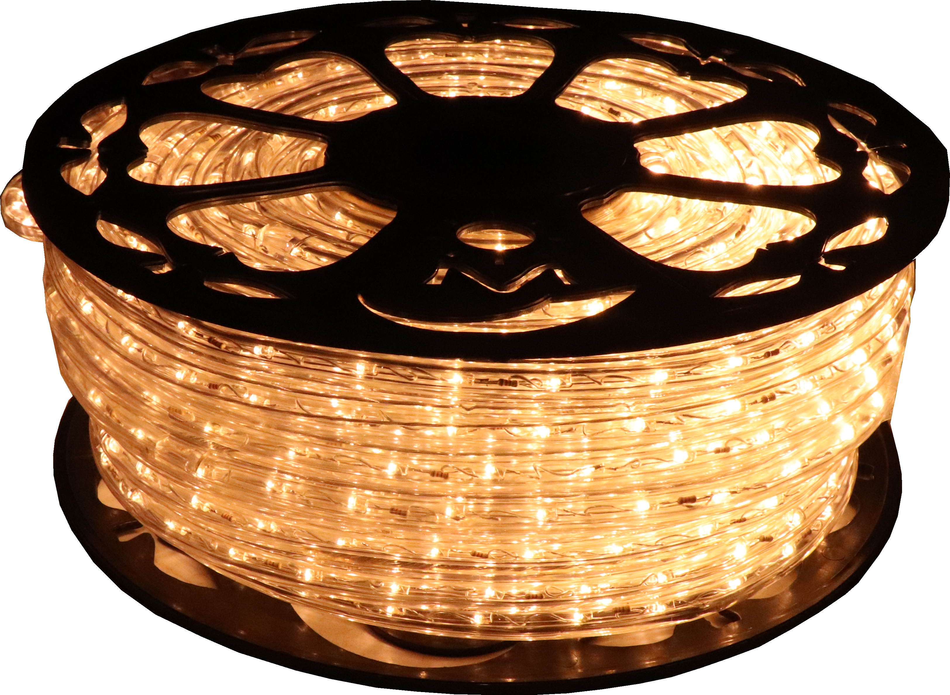 GIOCOPLAST NATALE - TUBO LED HQ BIANCO CALDO 2 FILI, LUCE FISSA, 44 M, 220-240V, USO EST/INT. , PROLUNGABILE