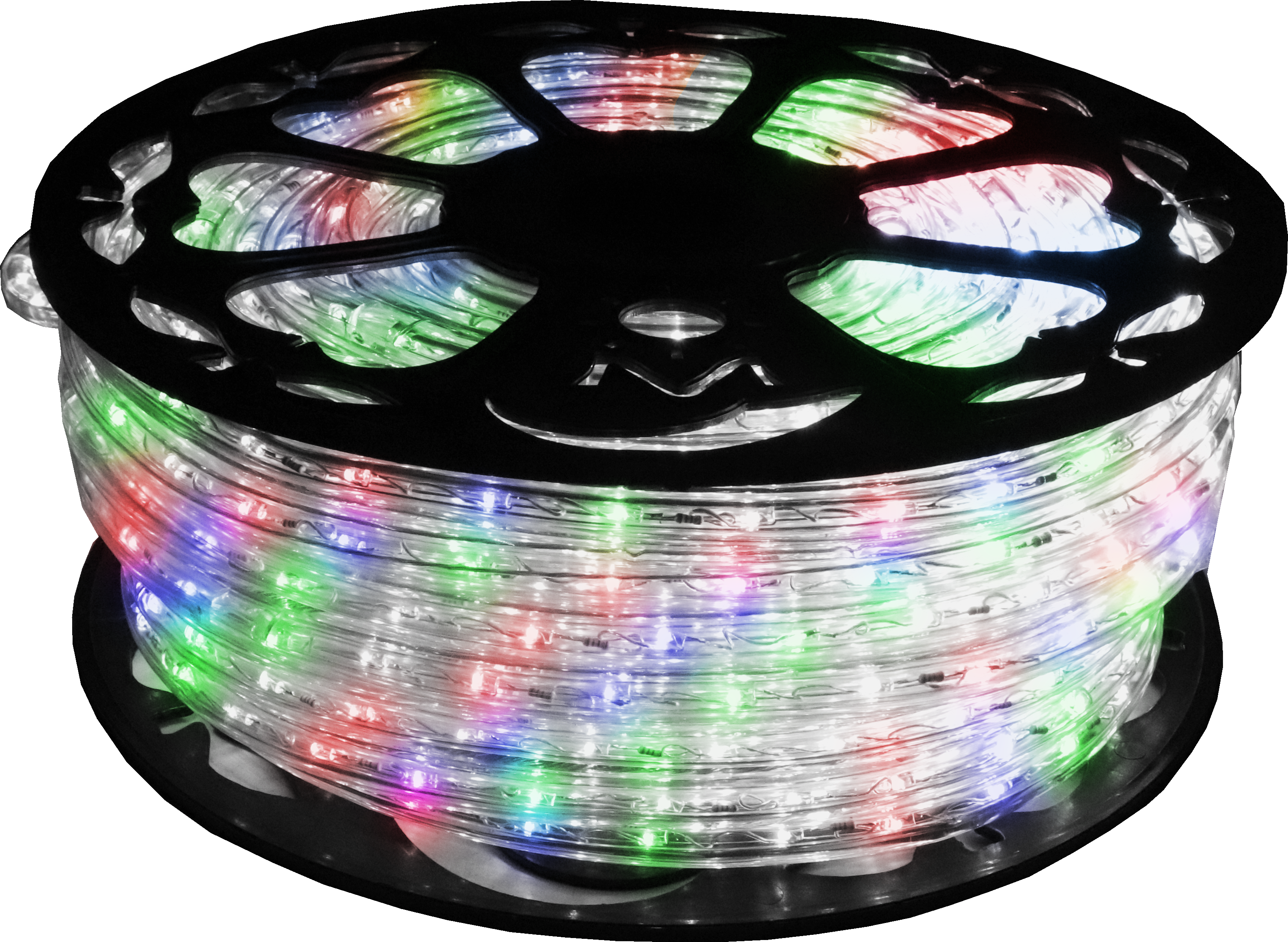 GIOCOPLAST NATALE - TUBO LED HQ MULTI 2 FILI, LUCE FISSA, 44 M, 220-240V, USO EST/INT. , PROLUNGABILE