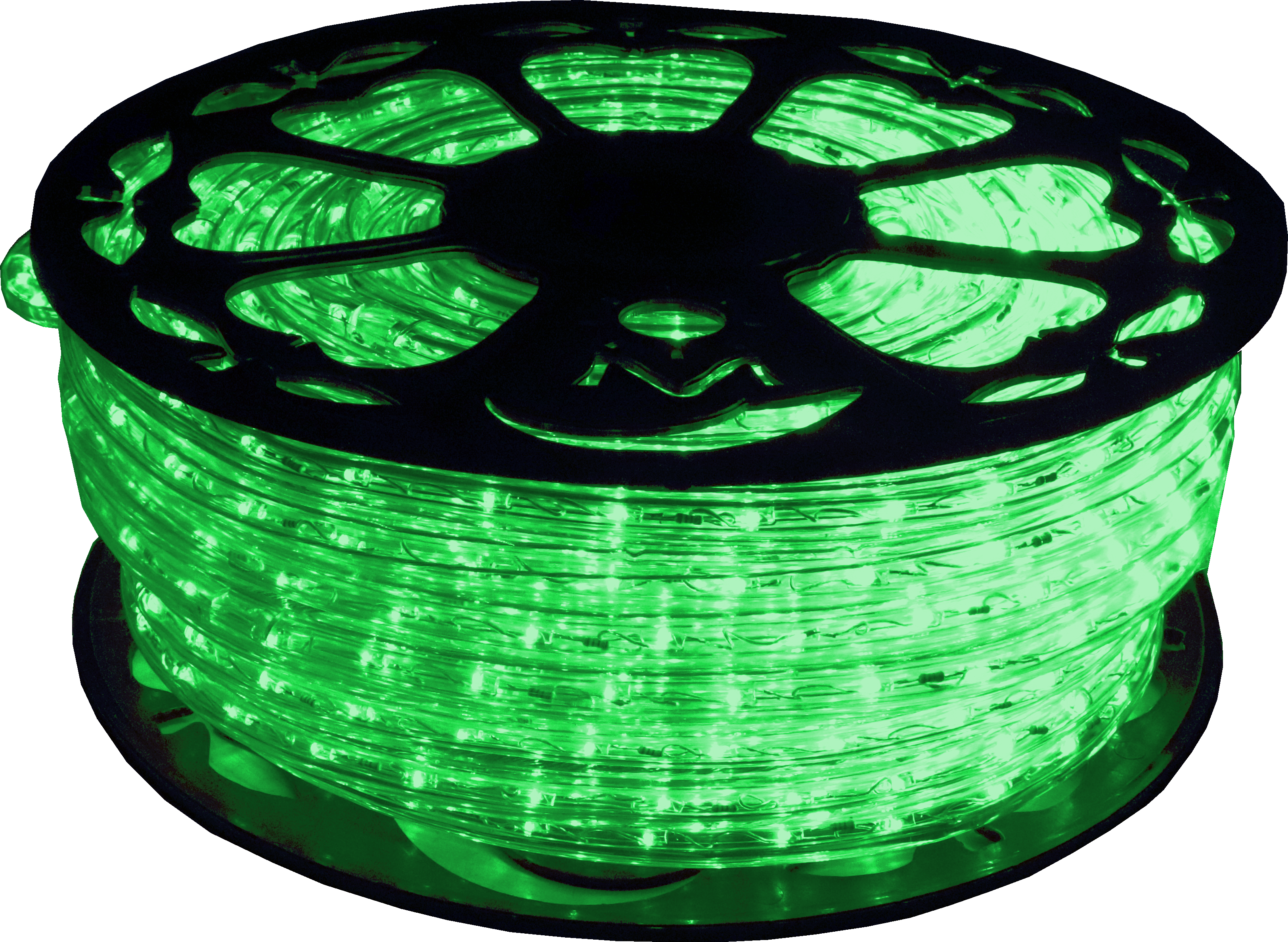 GIOCOPLAST NATALE - TUBO LED HQ VERDE 2 FILI, LUCE FISSA, 44 M, 220-240V, USO EST/INT. , PROLUNGABILE
