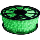 GIOCOPLAST NATALE - TUBO LED HQ VERDE 2 FILI, LUCE FISSA, 44 M, 220-240V, USO EST/INT. , PROLUNGABILE