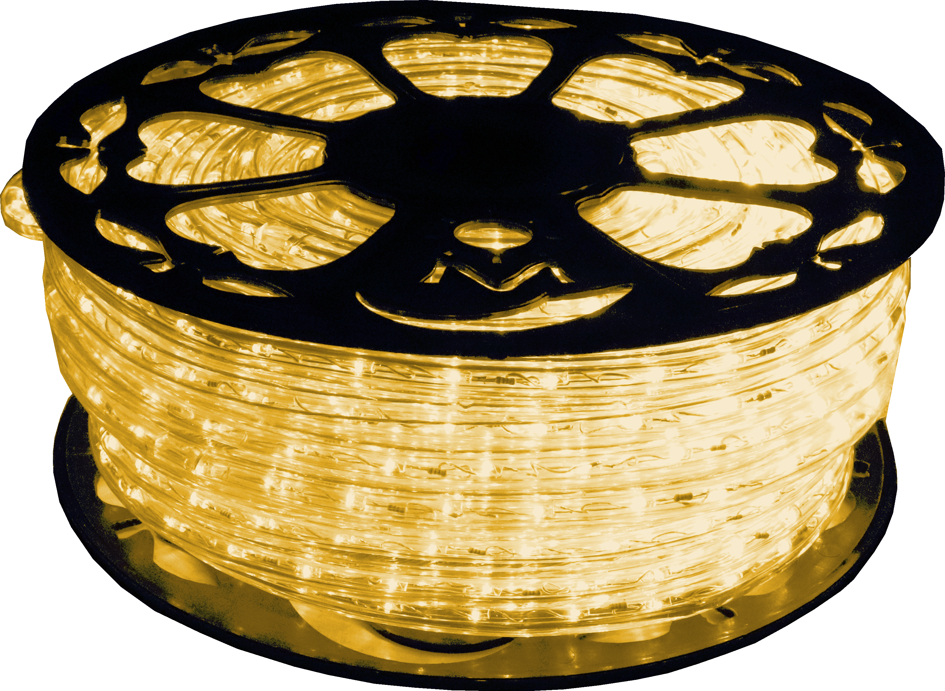 GIOCOPLAST NATALE - TUBO LED HQ GIALLO 2 FILI, LUCE FISSA, 44 M, 220-240V, USO EST/INT. , PROLUNGABILE