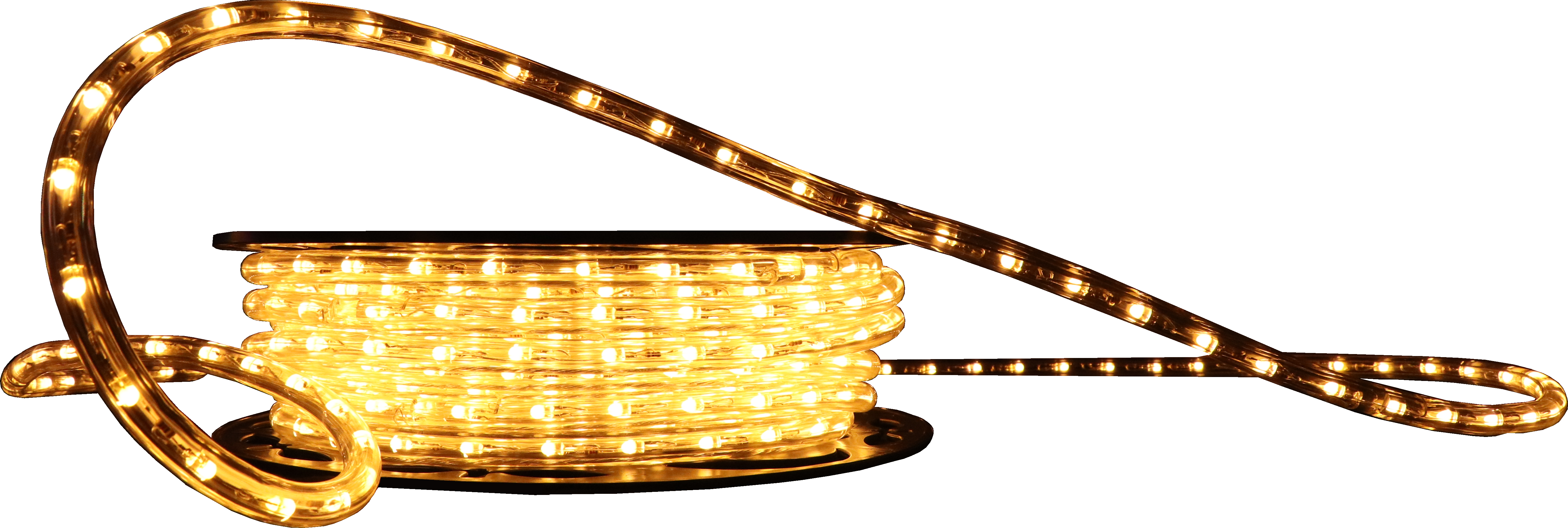 GIOCOPLAST NATALE - TUBO LED HQ LINE 360 BIANCO CALDO 2 FILI, LUCE FISSA, 44 M, 220-240V, USO EST/INT. , PROLUNGABILE