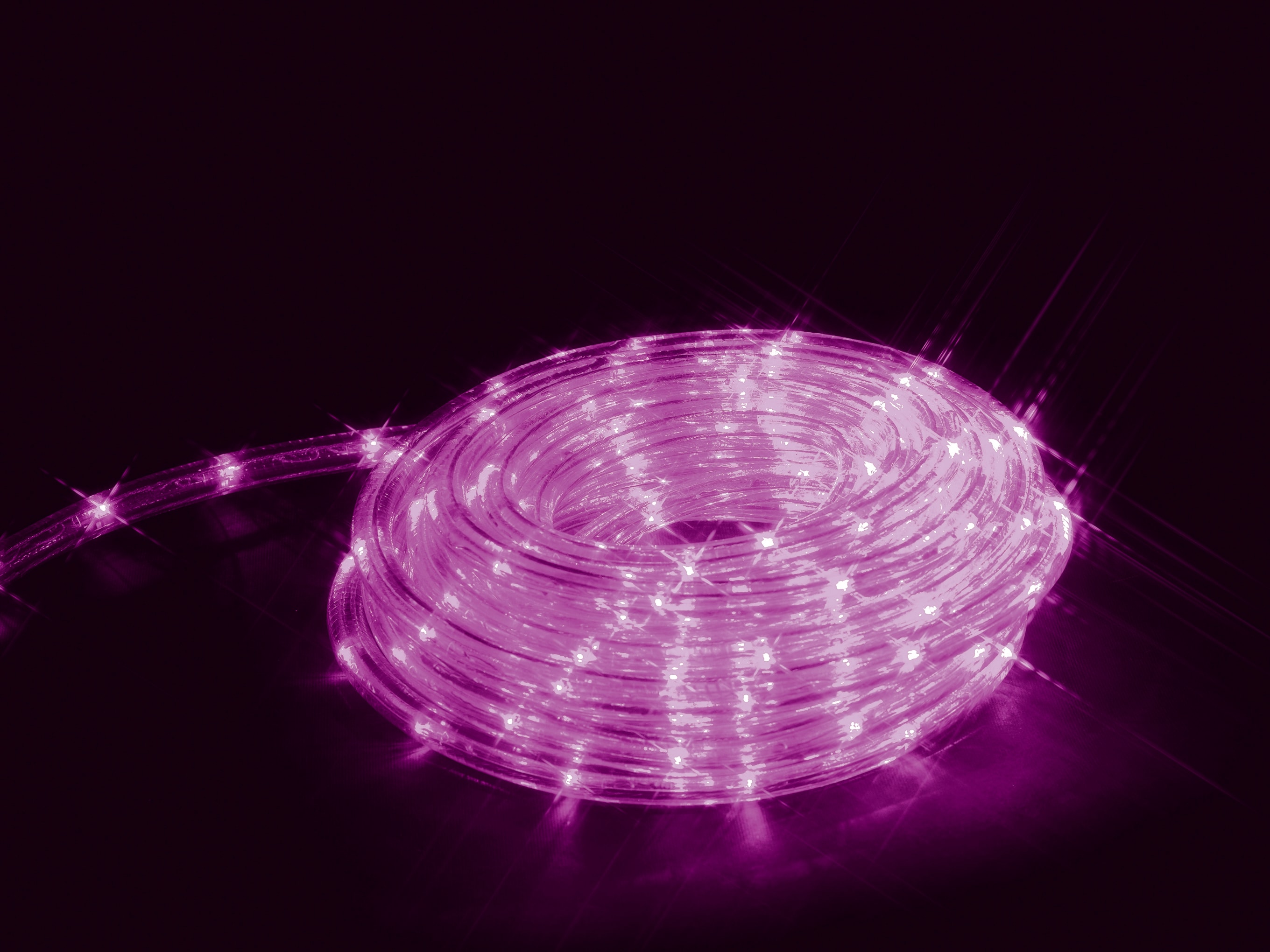 GIOCOPLAST NATALE - TUBO 144 LED MT.6 VIOLA C/GIOCHI L.