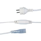 GIOCOPLAST NATALE - SET CAVO ALIMENTAZIONE + RACCORDO PER FLEX NEON 16X8MM BIFACCIALE