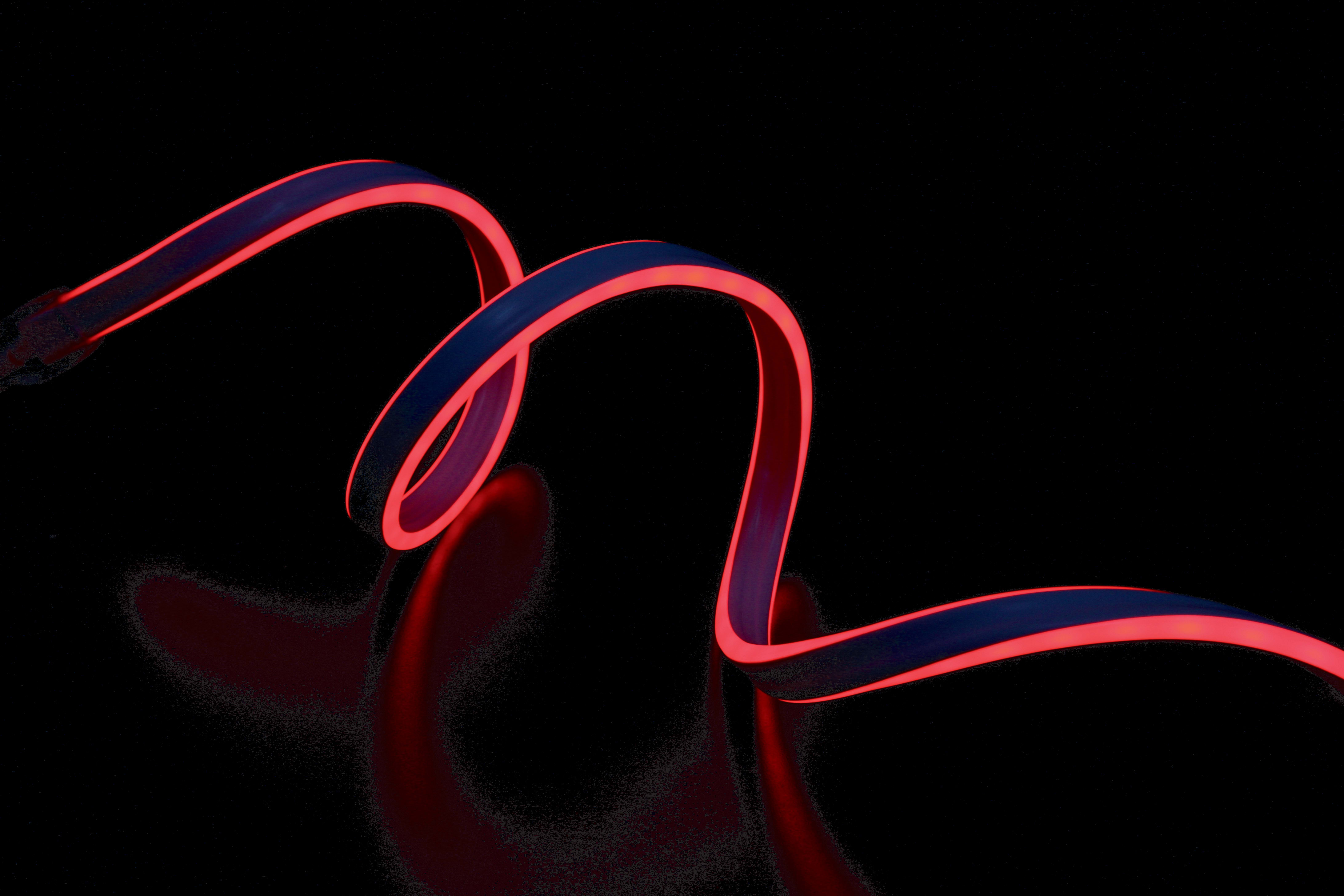 GIOCOPLAST NATALE - NEON FLEX ROSSO BIFACCIALE, IN BOBINA DA 25 MT