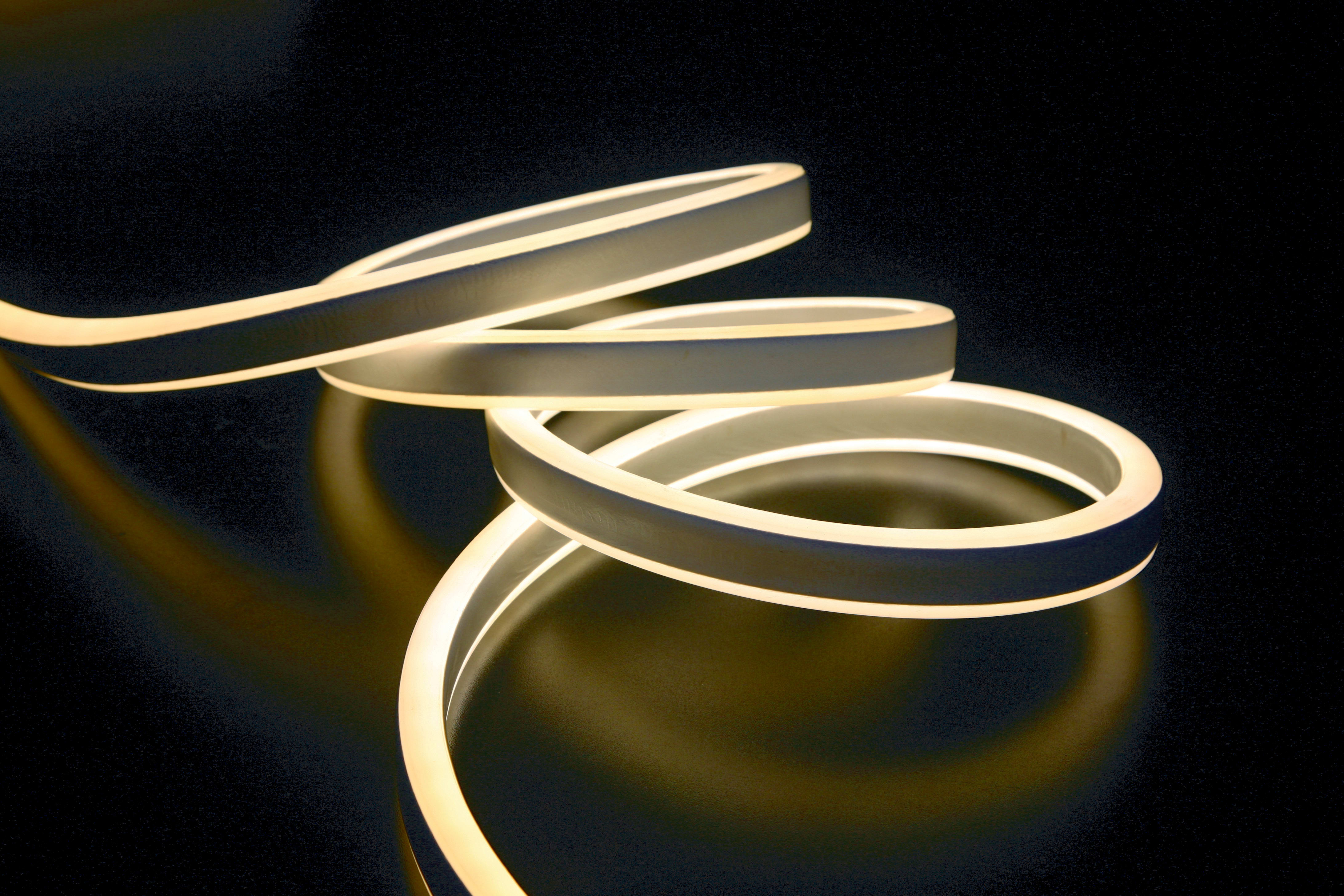 GIOCOPLAST NATALE - NEON FLEX BIANCO CALDO BIFACCIALE, 5 MT