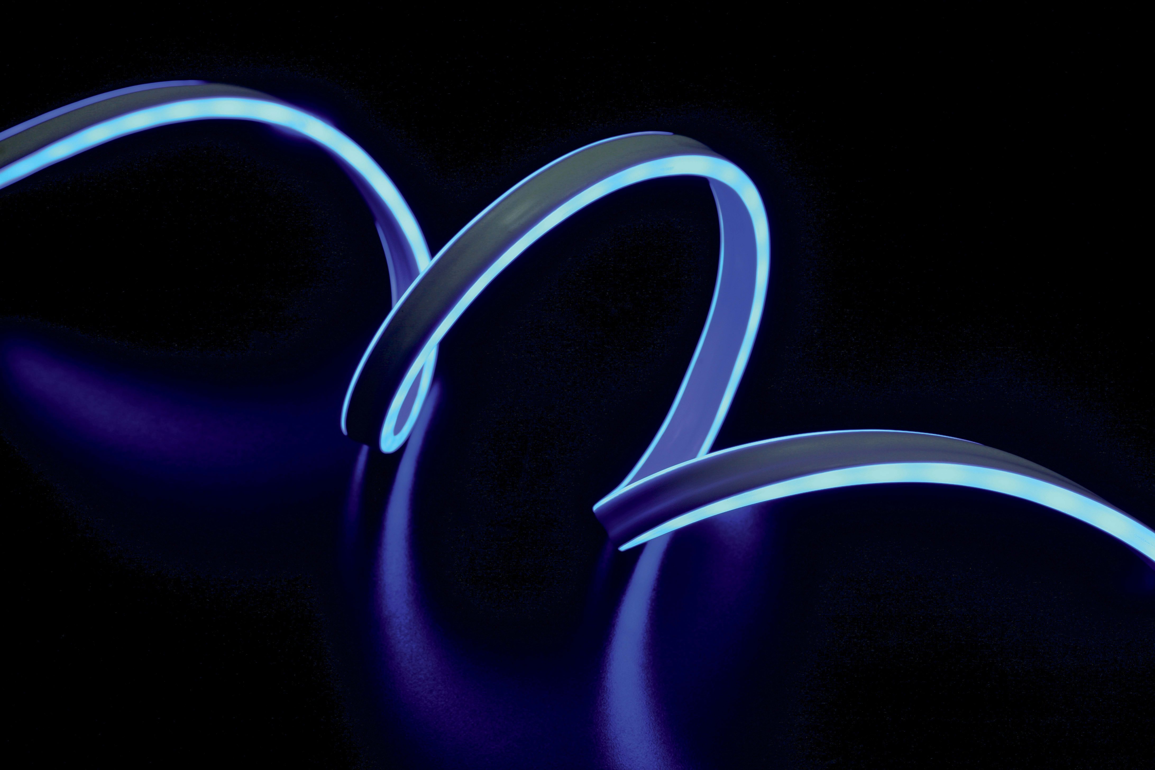 GIOCOPLAST NATALE - NEON FLEX BLU BIFACCIALE, 5 MT