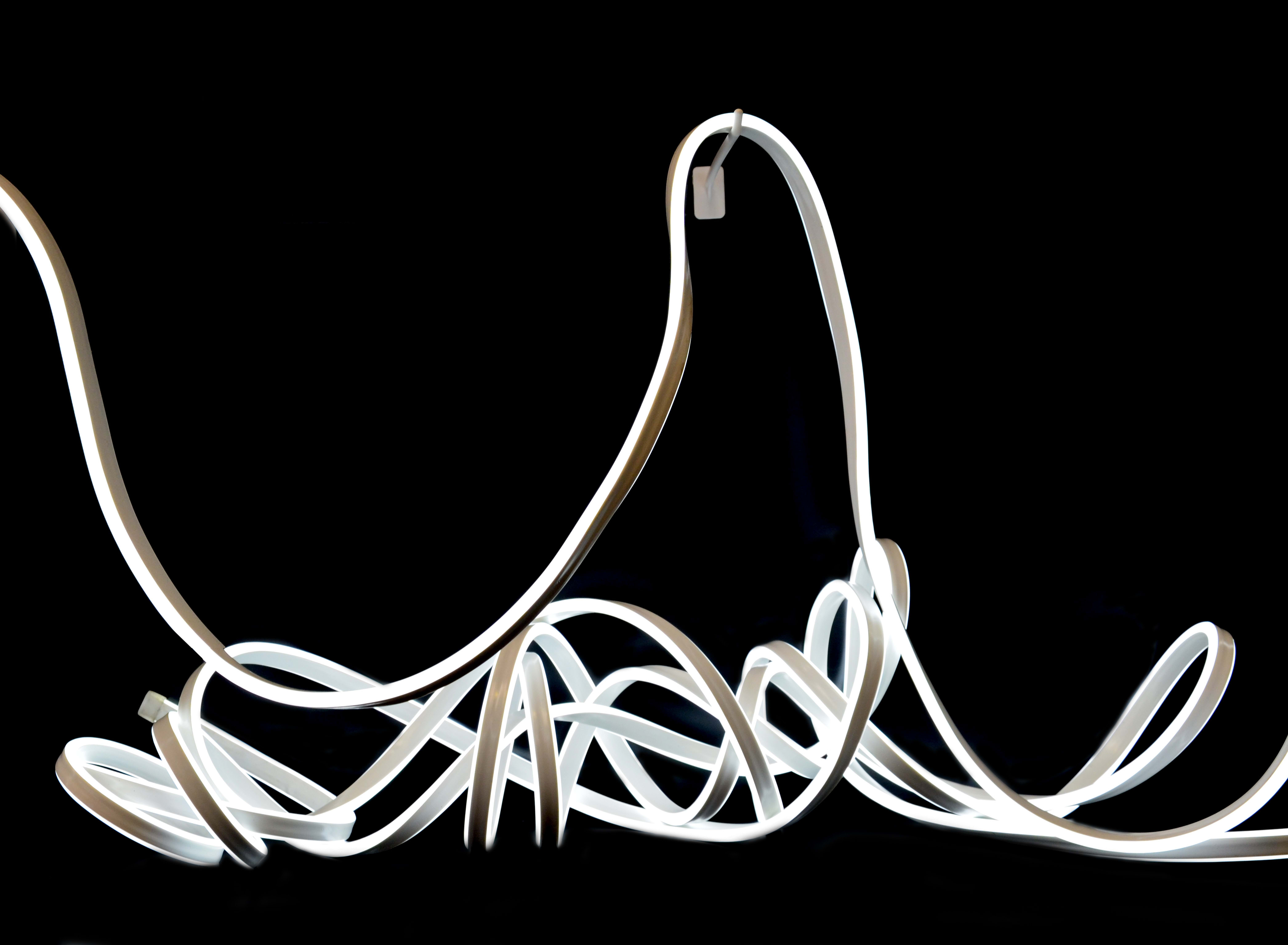 GIOCOPLAST NATALE - FLEX NEON BIANCO 10M BIFACCIALE 16X8MM, 1200 LED C/TRASF. IP44