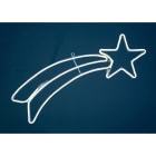 GIOCOPLAST NATALE - COMETA CON NEON FLEX BIANCO CM 57 X 23 17512287