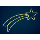 GIOCOPLAST NATALE - COMETA CON NEON FLEX BIANCO CALDO CM 57 X 23
