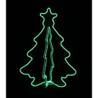 GIOCOPLAST NATALE - ALBERO 3D CON NEON FLEX VERDE CM 120 X 86 X 76