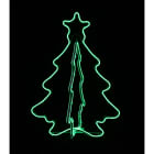 GIOCOPLAST NATALE - ALBERO 3D CON NEON FLEX VERDE CM 120 X 86 X 76