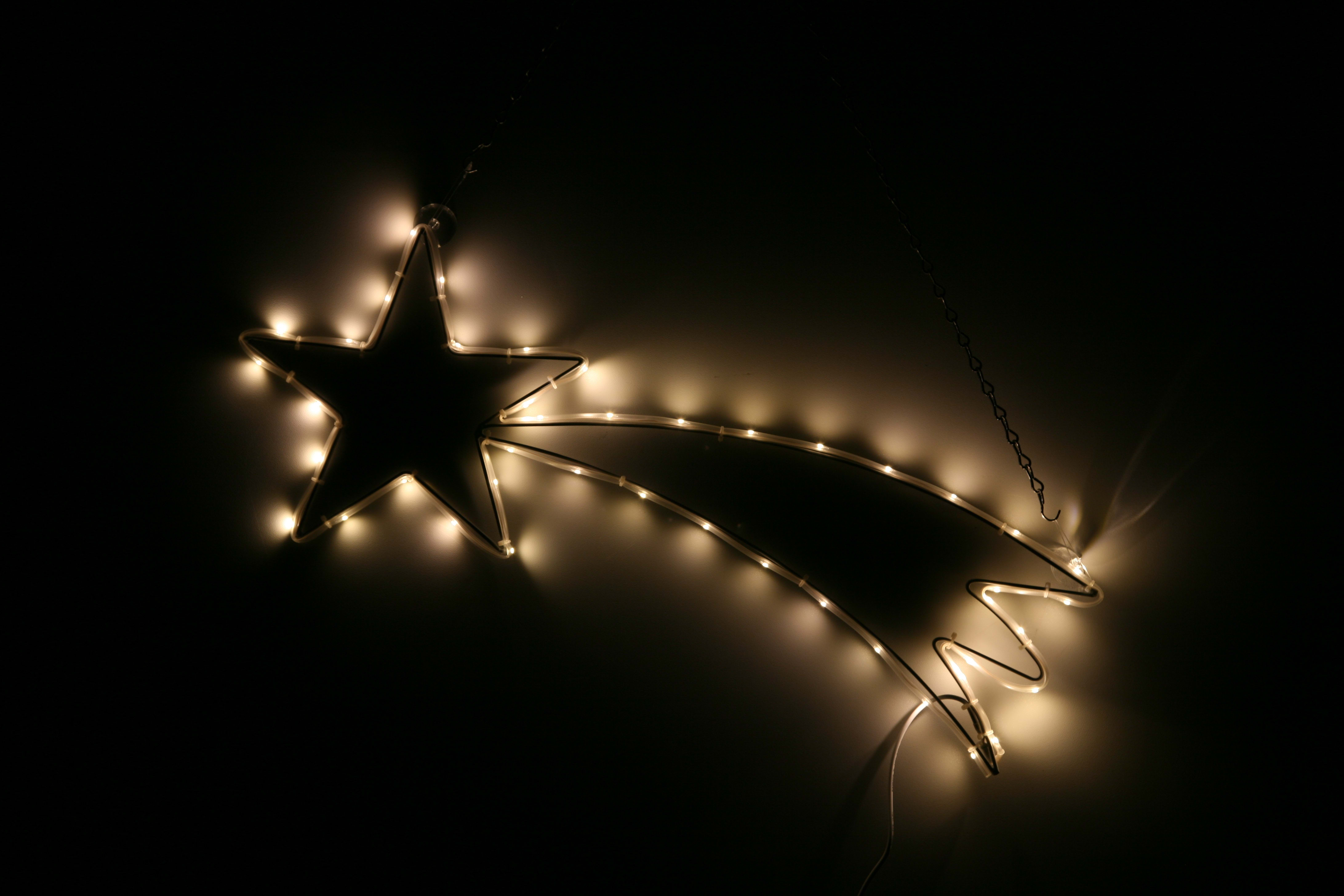 GIOCOPLAST NATALE - COMETA CON TAPE LIGHT B.CO CALDO CM 64 X 24