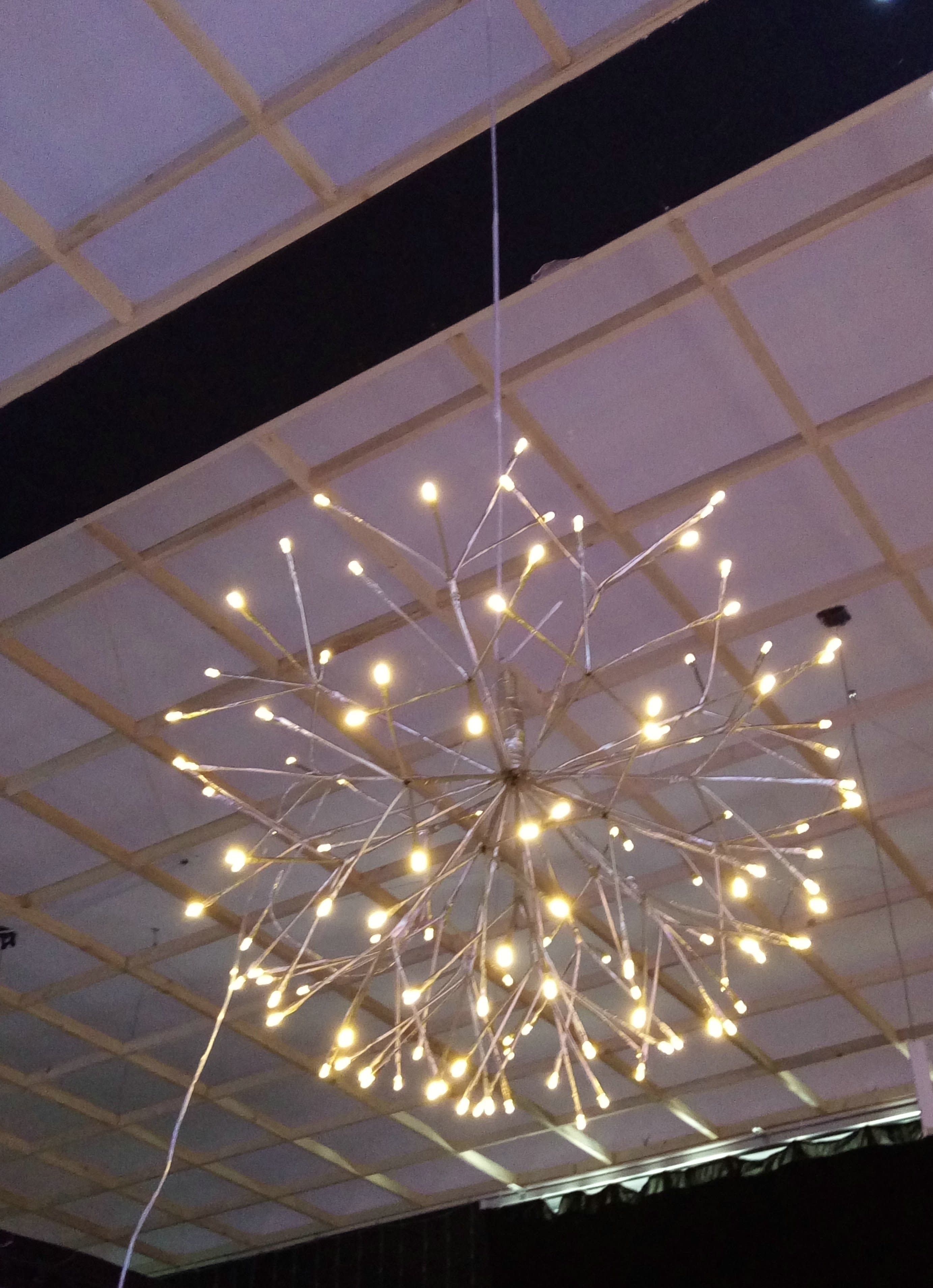 GIOCOPLAST NATALE - FUOCO ARTIFICIALE BIANCO CALDO CON 120 LED, DIAM 60 CM