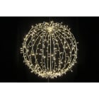 GIOCOPLAST NATALE - SFERA CON 400 LED BIANCO CALDO D.80CM, RICHIUDIBILE, 24V