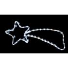 GIOCOPLAST NATALE - COMETA CON TUBO LED BIANCO, 48 LED 28X65CM 220-240V IP44