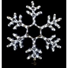 GIOCOPLAST NATALE - FIOCCO DI NEVE CON TUBO LED BIANCO 60CM 220-240V IP44