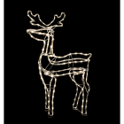 GIOCOPLAST NATALE - RENNA 3D CON TAPELIGHT BIANCO CALDO 93X60X28 CM 17518267