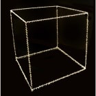 GIOCOPLAST NATALE - CUBO 60CM, CON GOCCE DI LED BIANCO CALDO, CON TRASF. IP20