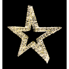 GIOCOPLAST NATALE - MAXI STELLA 3D 110CM, CON 7200 GOCCE DI LED BIANCO CALDO, CON TRASF. IP20