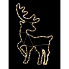 GIOCOPLAST NATALE - RENNA CON TUBO LED BIANCO CALDO 83 CM ,220-240V IP44