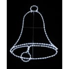 GIOCOPLAST NATALE - CAMPANA 80 CM CON TUBO LED BIANCO, 220-240V IP44