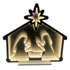 GIOCOPLAST NATALE - NATIVITÀ 74 CM INFINITY LIGHT CON LUCE LED BIANCO CALDO, CON TRASF. IP44, USO EST/INT