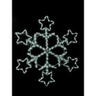 GIOCOPLAST NATALE - FIOCCO CON STELLE CON TUBO LED BIANCO 84CM 220-240V IP44
